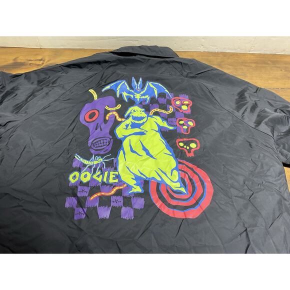 Vans Oogie Boogie Disney Nightmare Before Christmas Windbreaker Jacket Unisex M - Picture 15 of 16